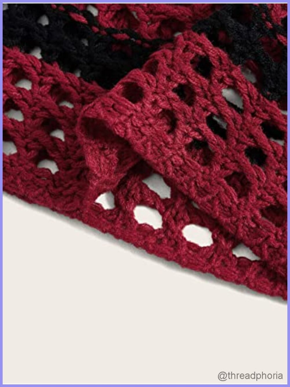 Crochet Hollow Out Knit Shrug Boat Neck Flounce Sleeve Crop Top - Picture 3 of 3